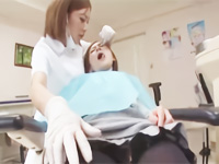 【レズ】歯医者の診察に来たのに美人歯科医からエッチなチョッカイを出されちゃう巨乳女性患者のドキドキレズ erovideo女性専用無料エロ動画